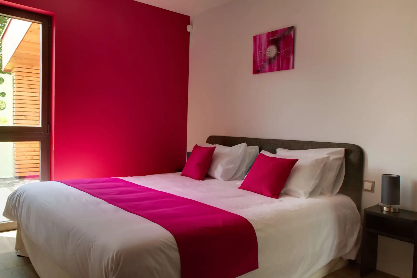 vue sur la chambre parentale au rez-de-chaussée